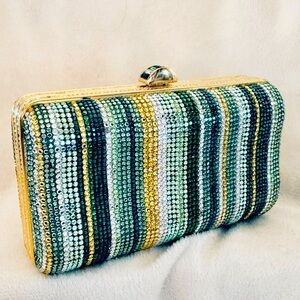 Vintage Judith Leiber Swarovski crystal clutch